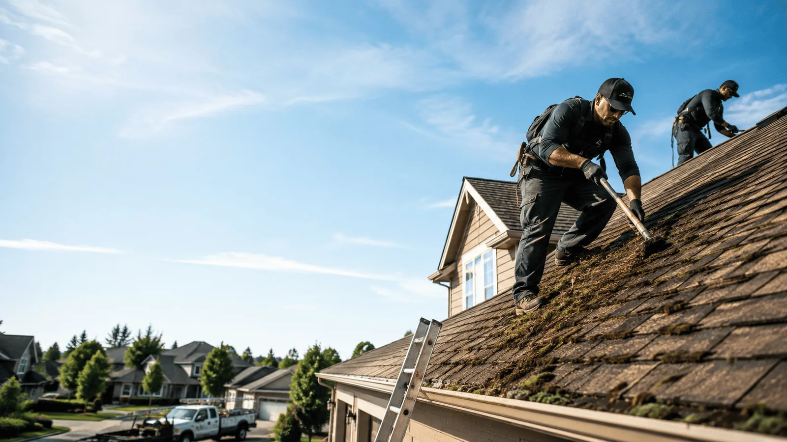 Roof Moss Removal in Serena, IL near me
